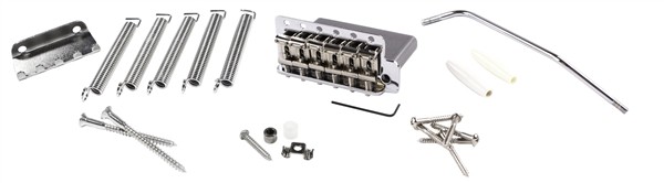 Fender Pure Vintage Stratocaster Tremolo Assembly, Nickel