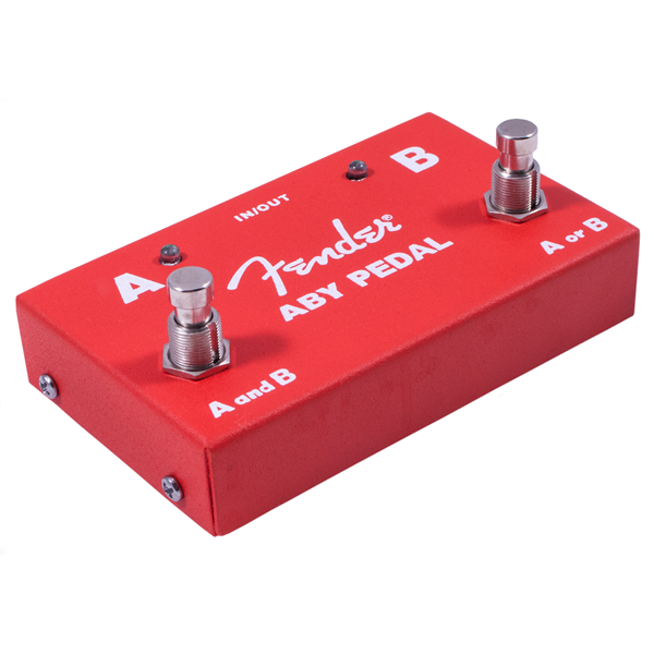 Fender 2-Switch ABY Pedal, Red