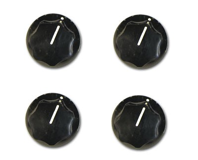Rickenbacker Part 03573 - Vintage Knob Set of 4 for Bass