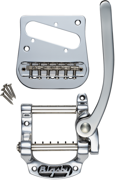 Bigsby B5T Vibrato Tailpiece Telecaster Modification Kit, Polished
