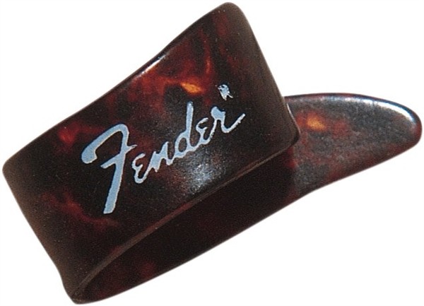 Fender Thumb Picks, Medium, 3-count, Tortoiseshell