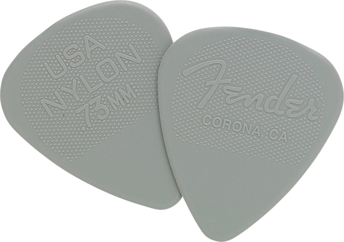 Fender 351 Shape Plectrums, Nylon, .73 mm (12 Pack)