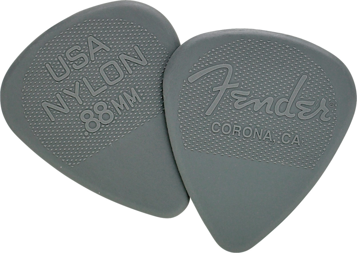 Fender Nylon Plectrums, 351 Shape 0.88mm (12 Pack)