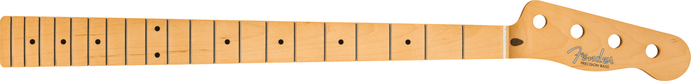 Fender 1951 Precision Bass Neck, "U"-Shaped Profile, 20 Medium Jumbo Frets, 9.5", Maple