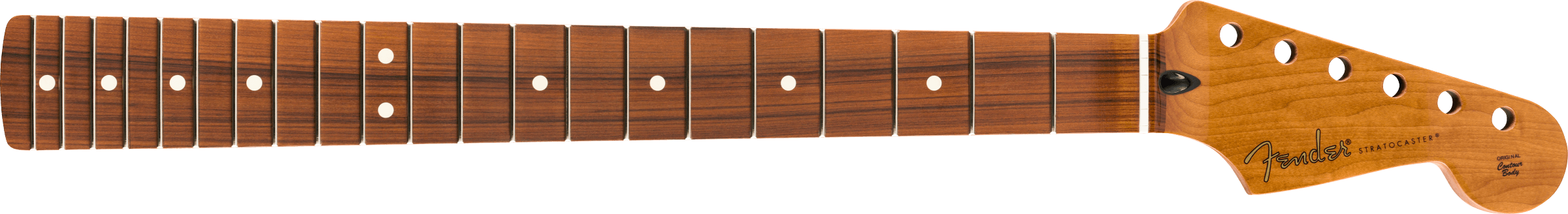 Fender Roasted Maple Stratocaster Neck, 21 Narrow Tall Frets, 9.5", Pau Ferro, C Shape