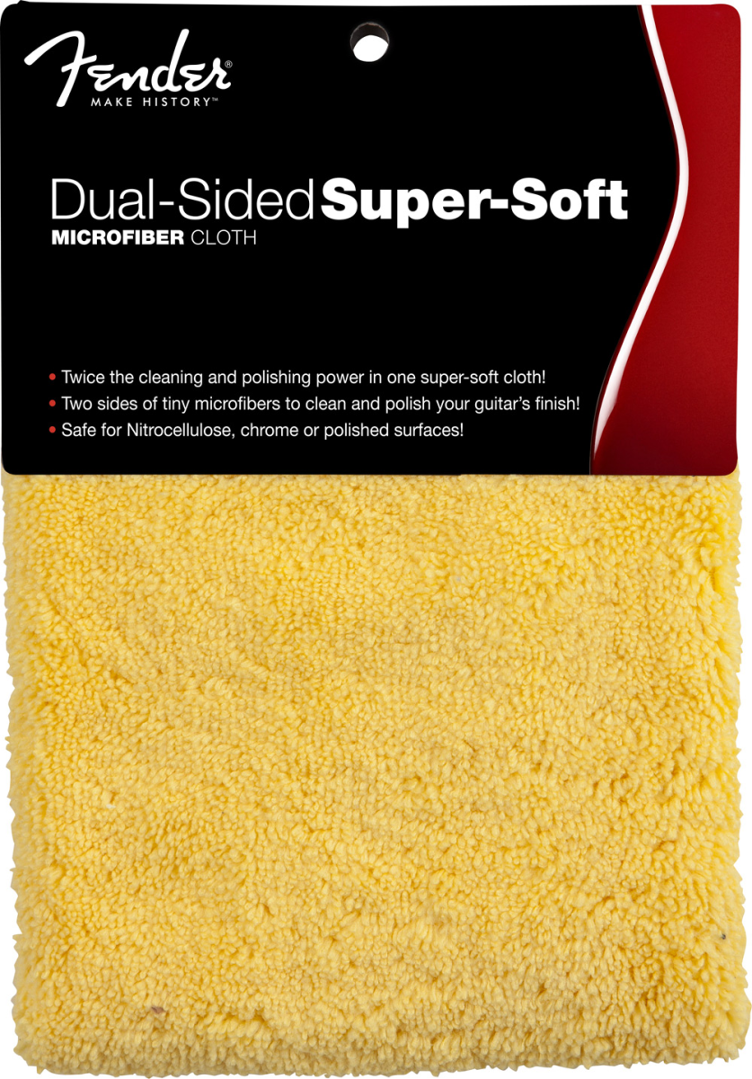 Fender Super-Soft, Dual-Sided Microfiber Cloth - Guitar Care