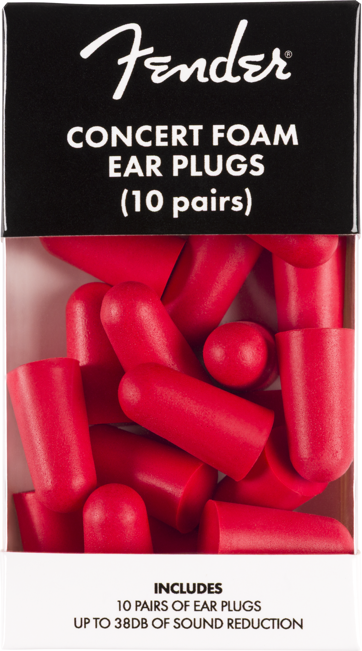 Fender Concert Foam Ear Plugs (10 Pairs)