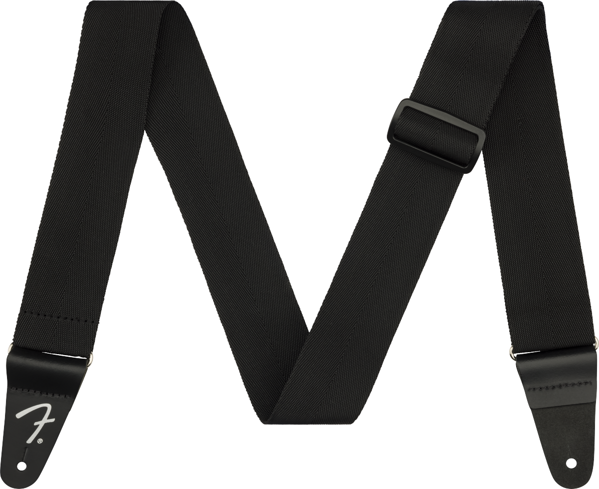 Fender Polypro Strap, Black, 2"