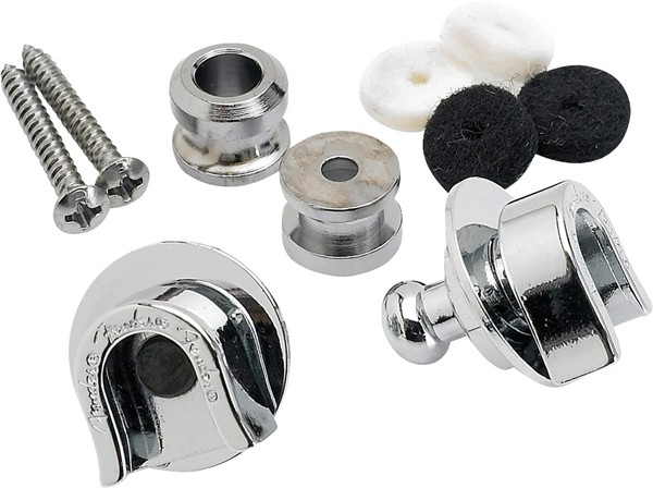 Fender Security Strap Locks - Chrome