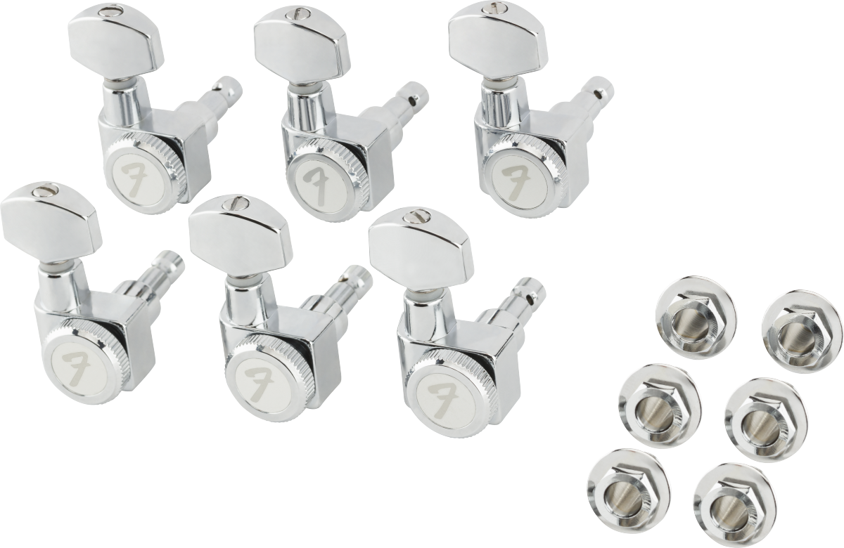 Fender Locking Machine Head Set, Short - Chrome