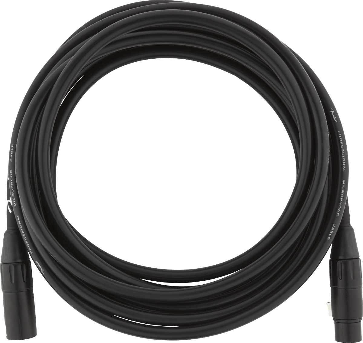Fender Professional Series Microphone Cable, 15', Black