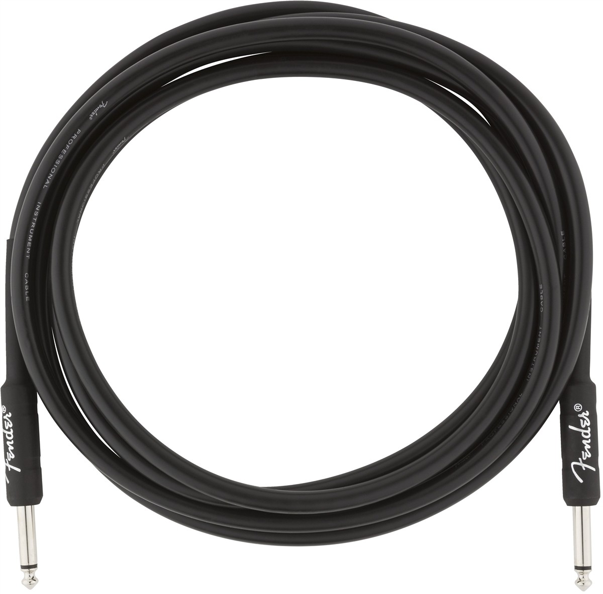 Fender Professional Series Instrument Cable, Straight/Straight, 10', Black
