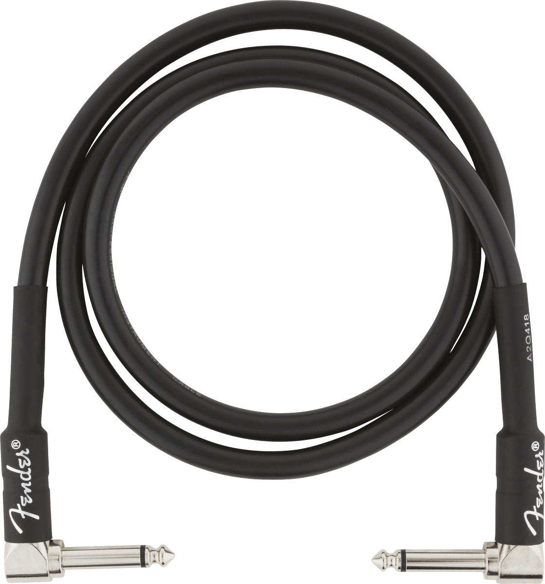 Fender Professional Series Instrument Cable, Angle/Angle, 3', Black
