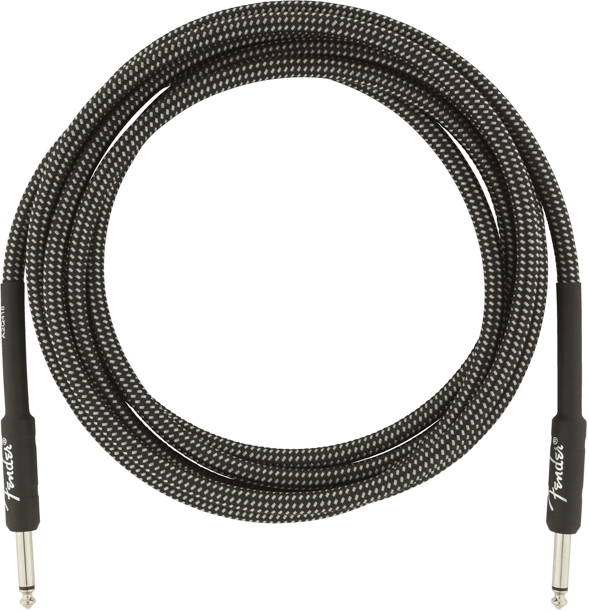 Fender Professional Series Tweed Instrument Cables, 10', Gray Tweed