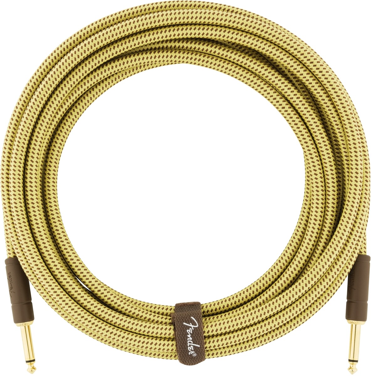 Fender Deluxe Series Instrument Cable, Straight/Straight, 10', Tweed