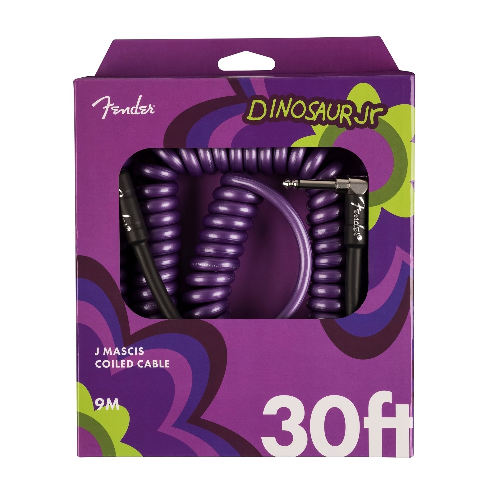 Fender J Mascis Coil Cable, 30', Purple