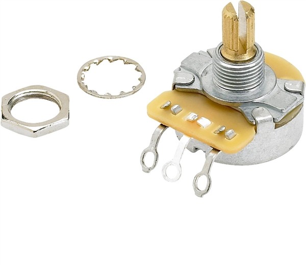 Fender Pure Vintage 250K Split Shaft Potentiometer with Mounting Hardware
