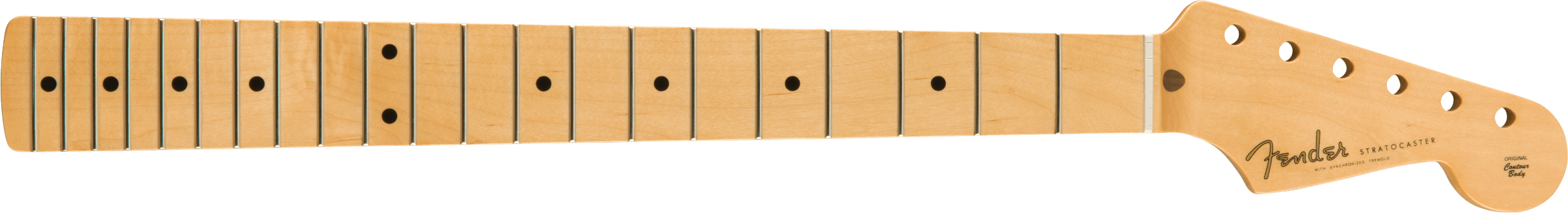 Fender Classic Player '50s Stratocaster Neck, 21 Medium Jumbo Frets, Maple, Soft "V" Shape, Maple Fingerboard