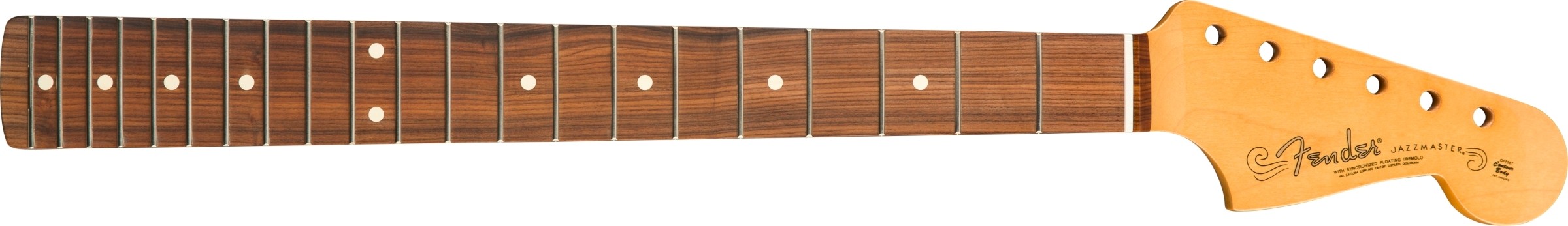 Fender Classic Player Jazzmaster Neck, 21 Med Jumbo Frets, Pau Ferro, C Shape