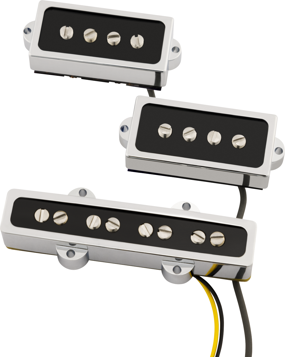 Fender Cobalt Chrome P/J Bass Pickup Set