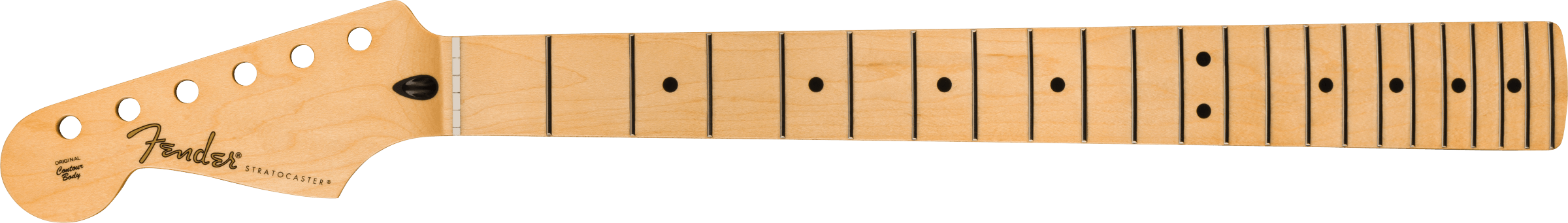 Fender Player Series Stratocaster Left Hand Neck, 22 Medium Jumbo Frets, Maple, 9.5", Modern "C"