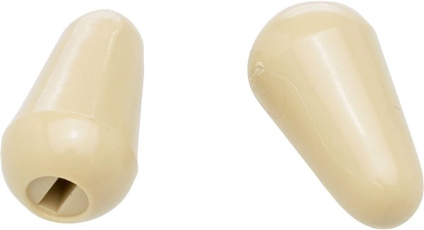 Fender Stratocaster Switch Tips, Aged White