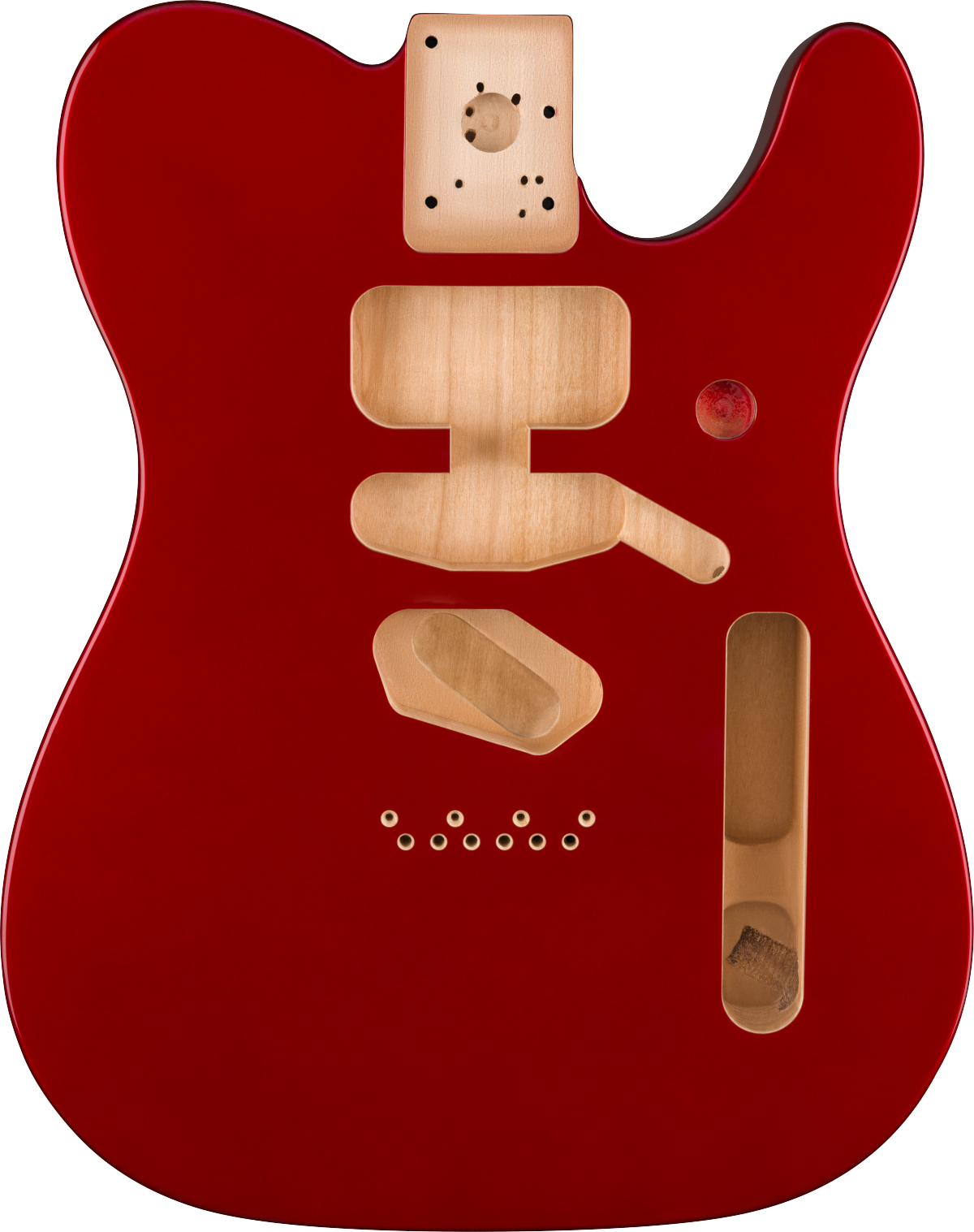 Fender Deluxe Series Telecaster SSH Alder Body Modern Bridge Mount, Candy Apple Red