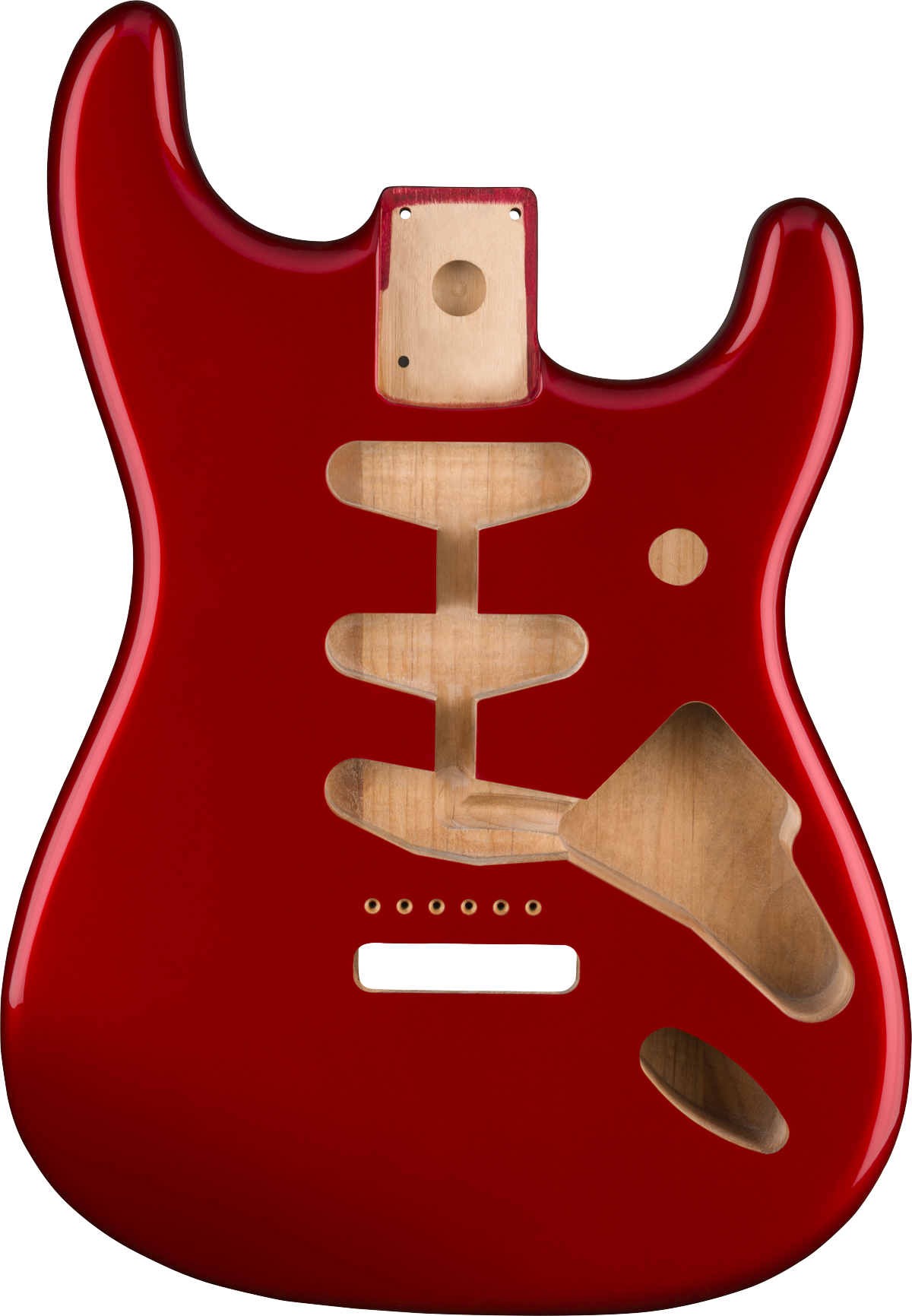 Fender Classic Series 60's Stratocaster SSS Alder Body Vintage Bridge Mount, Candy Apple Red