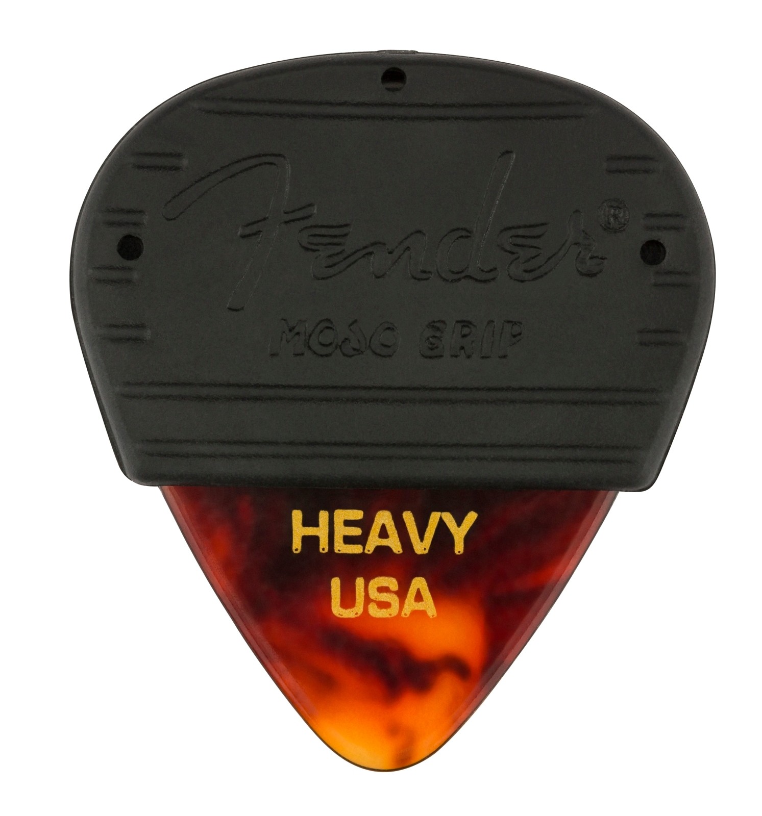 Fender Mojo Grip Picks, Celluloid, Heavy, 3-Pack, Tortoiseshell