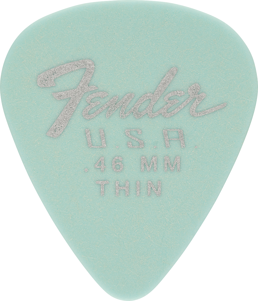 Fender Dura-Tone Plectrums 351 Shape, .46, Daphne Blue (12-Pack)