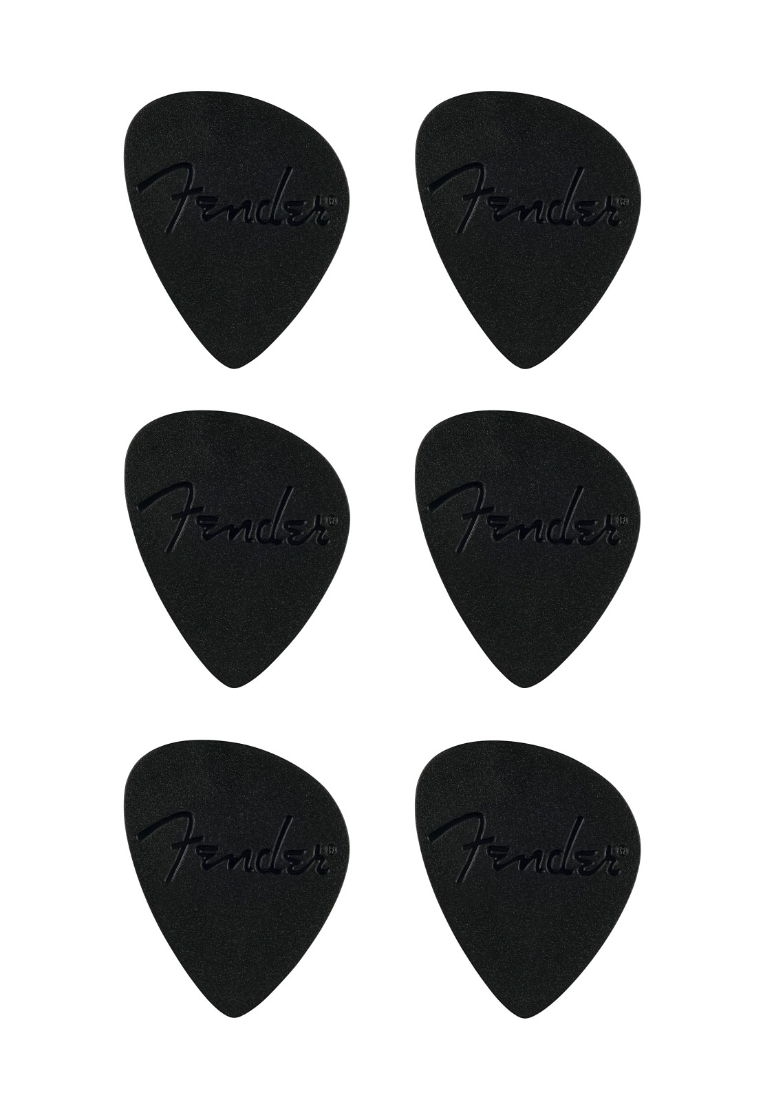 Fender Offset Picks, Black (6)