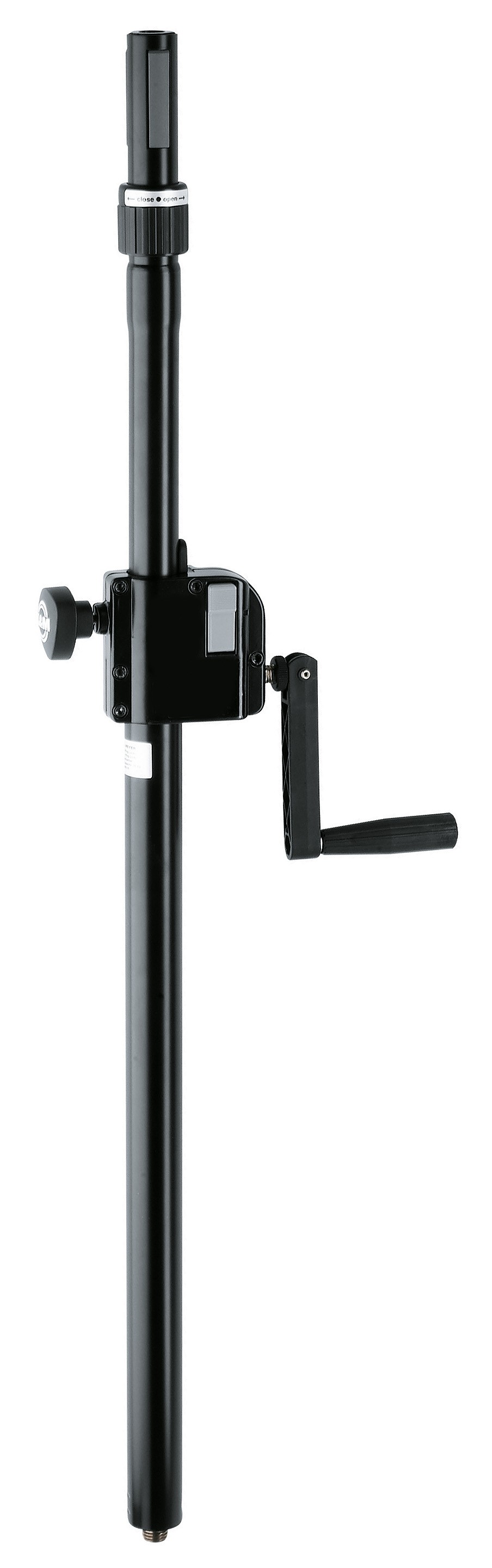 Konig & Meyer 21340 Distance Rod for Satellite Speakers with Hand Crank and "Ring Lock"