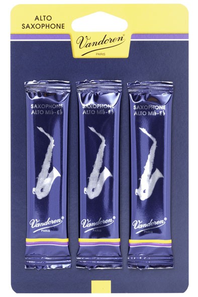Vandoren Traditional Saxophone Reeds - Triple Pack
