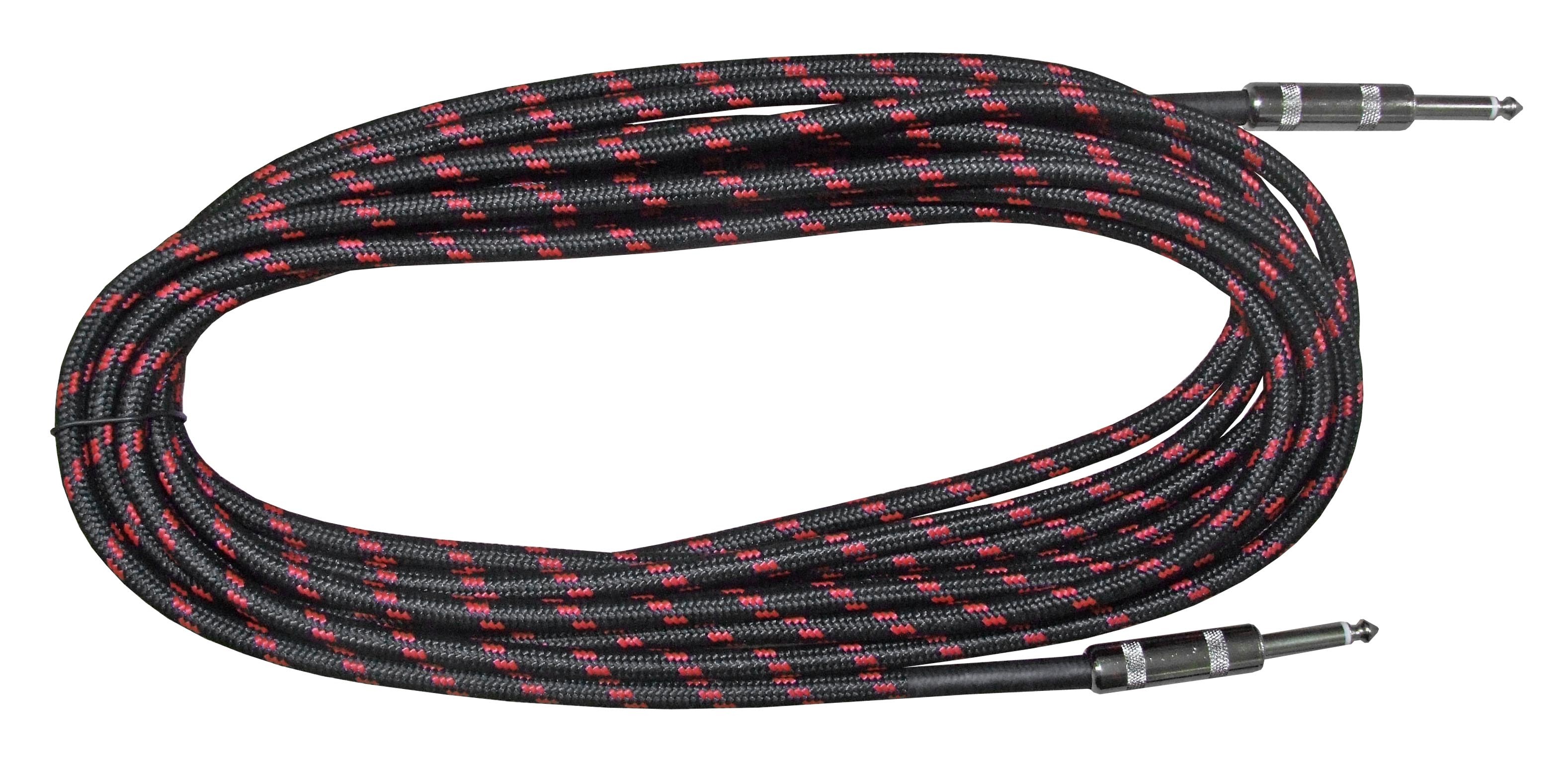 Rosetti Guitar Cable 1/4" Straight Jacks - 20' Braided