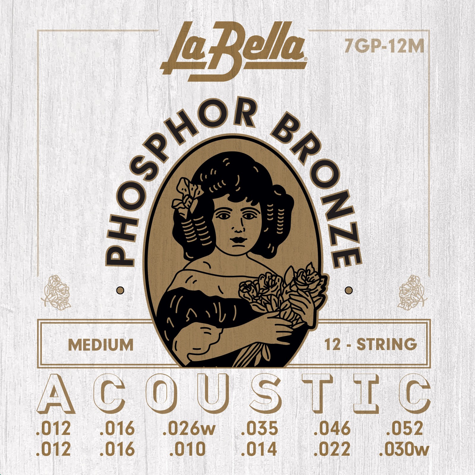 La Bella Acoustic Guitar Strings - Phosphor Bronze Series