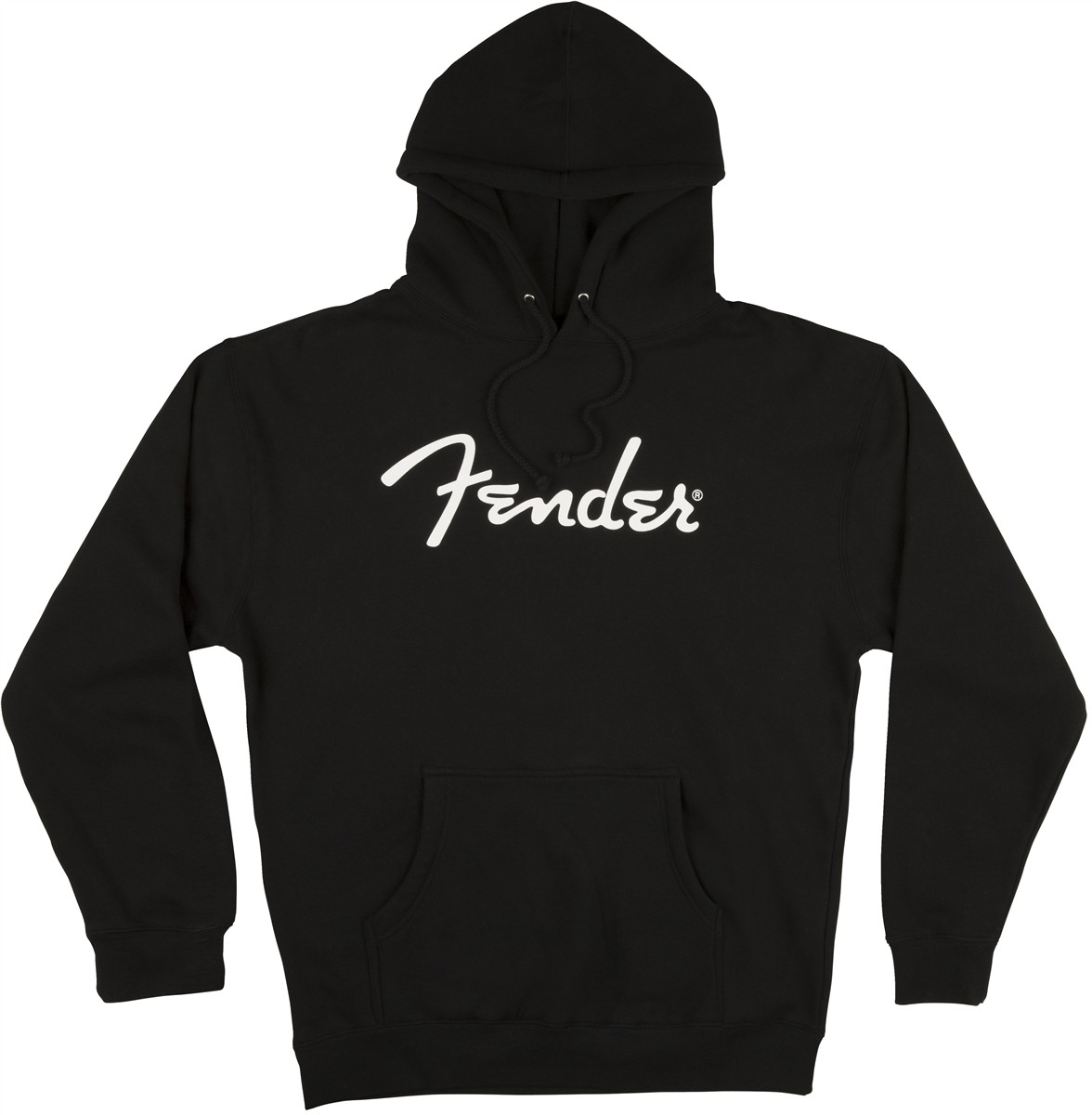 Fender Logo Hoodie, Black - XL