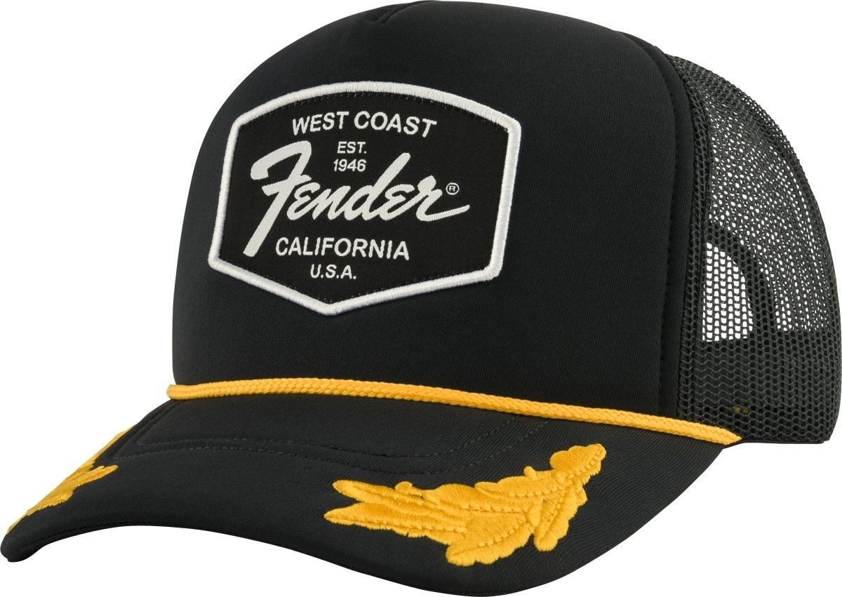 Fender Scrambled Eggs Hat, Black