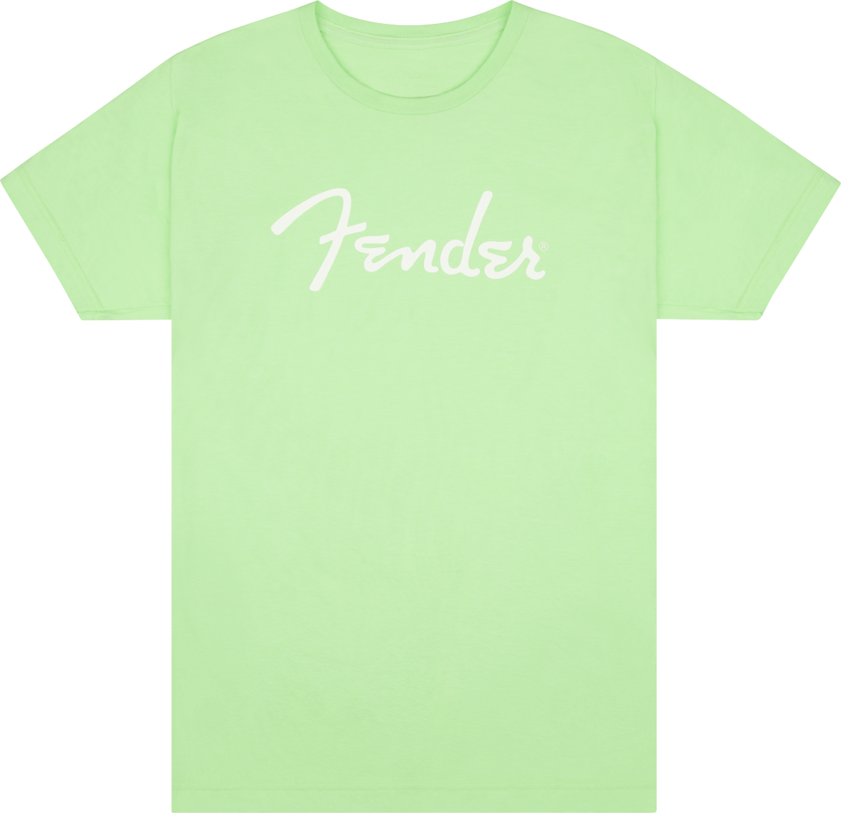 Fender Spaghetti Logo T-Shirt, Surf Green - M