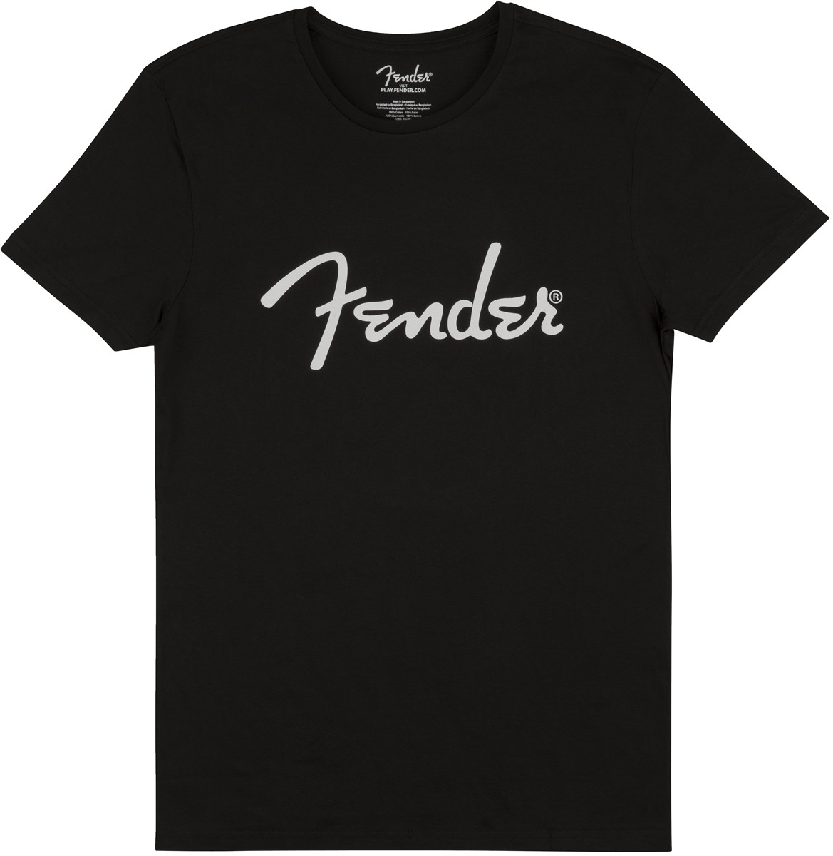 Fender Spaghetti Logo Men's T-Shirt, Black - XL