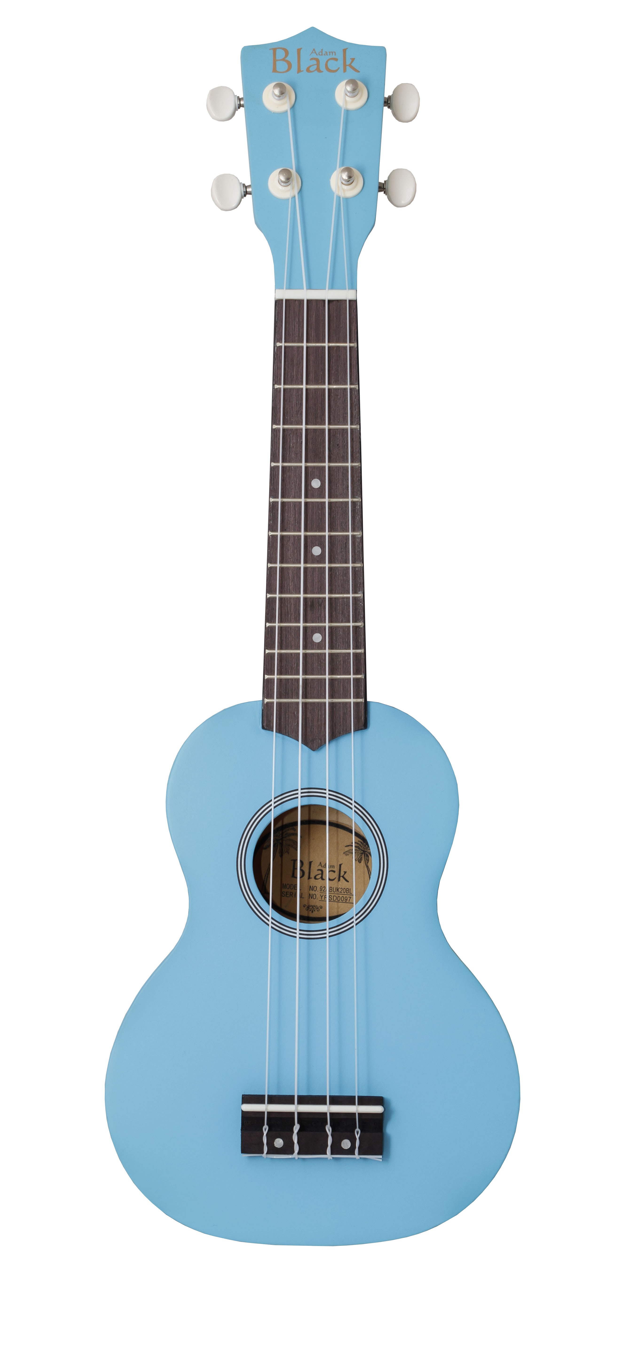 Adam Black ABUK20 Soprano Ukulele - Blue