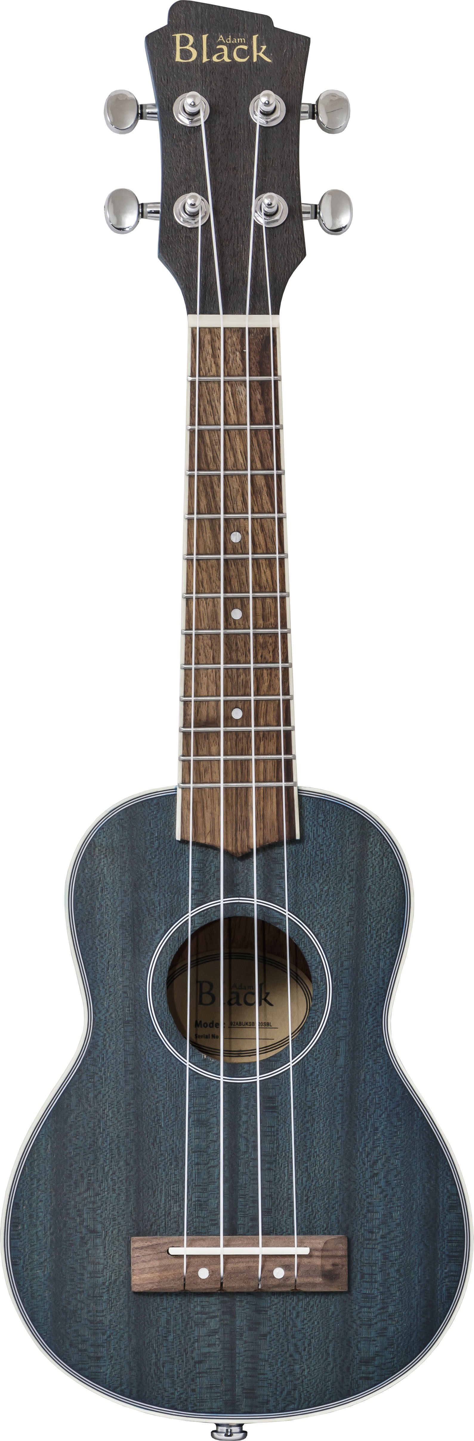 Adam Black SB120 Electro Soprano Ukulele - Trans Blue