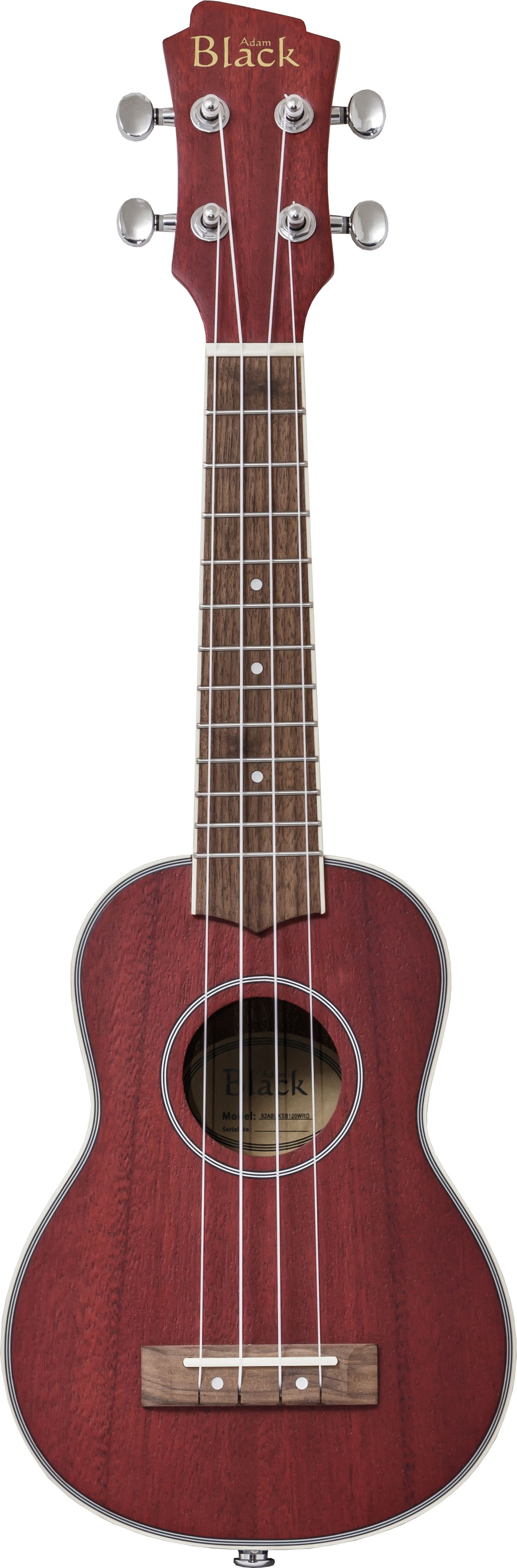 Adam Black SB120 Electro Soprano Ukulele - Wine Red
