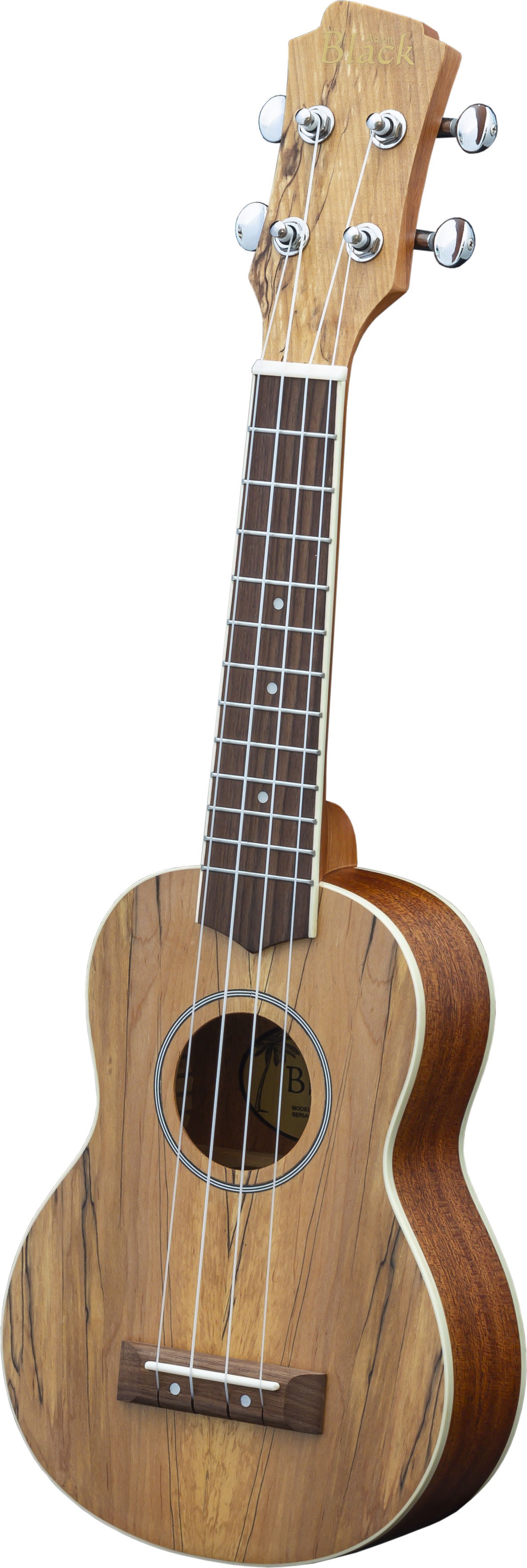Adam Black Exotic Wood Series Soprano Ukulele - Spalted Maple