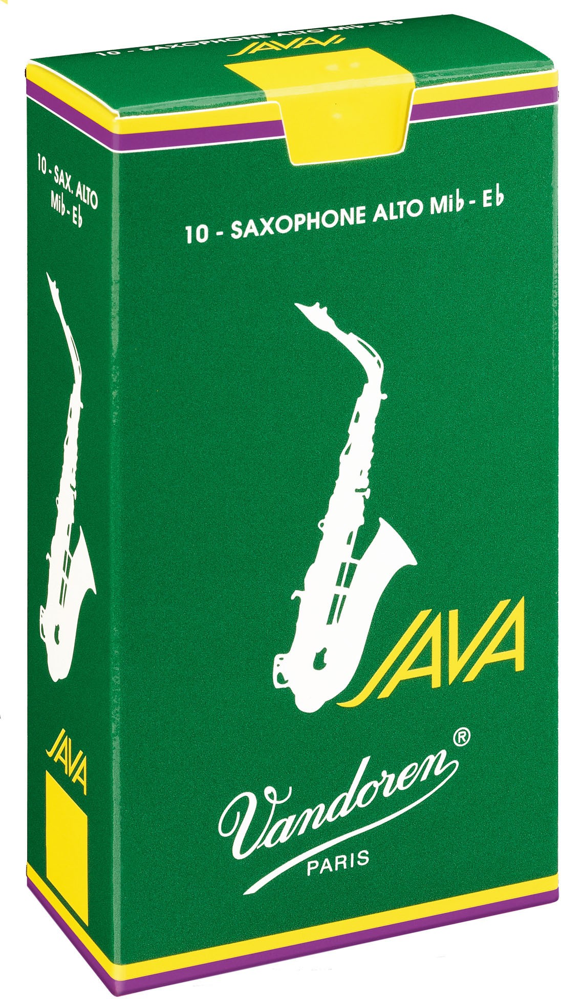 Vandoren Java Alto Sax, Box of 10 - Strength 4