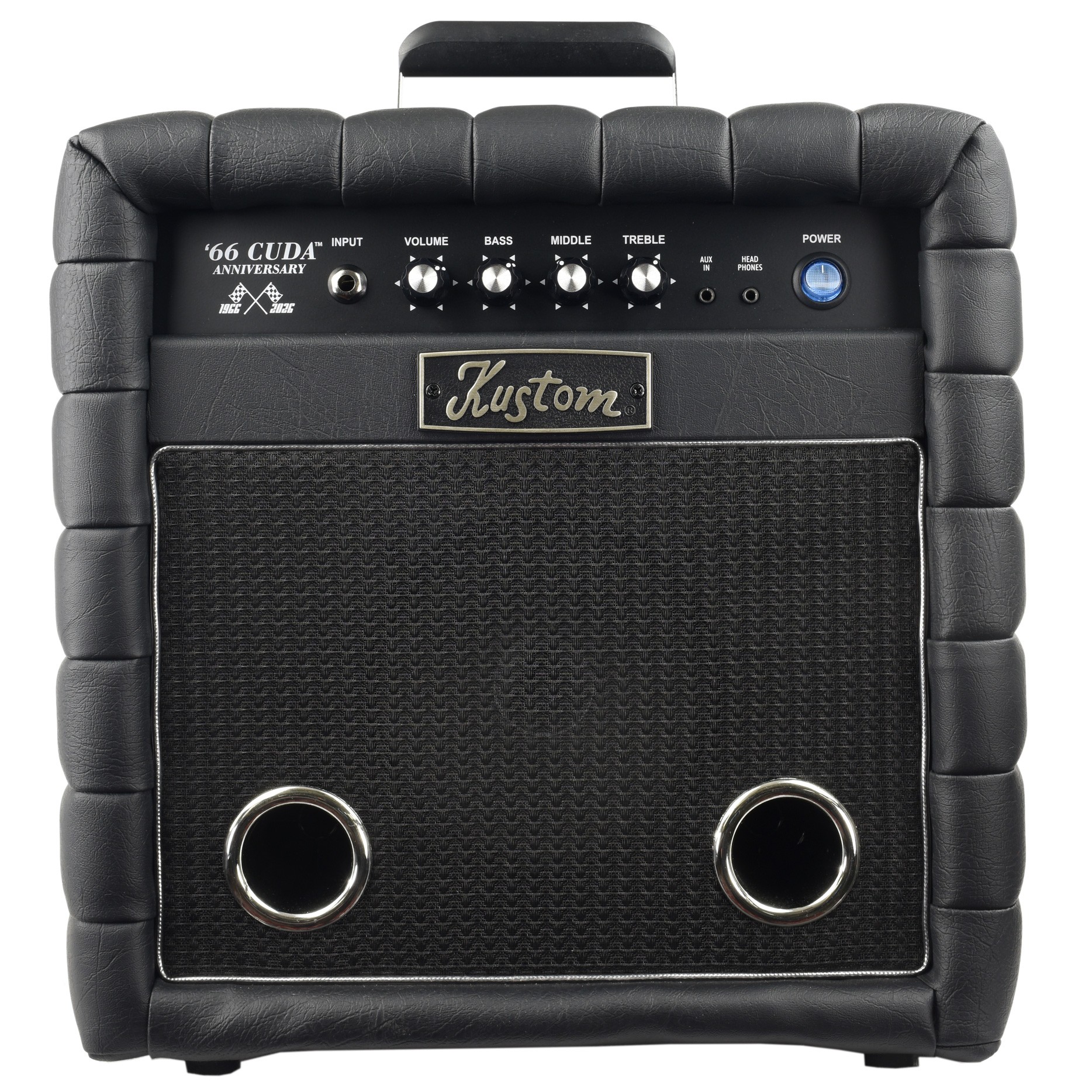 Kustom '66 Cuda - 10 Watt Bass Guitar Combo Amplifier - Black Tuck & Roll