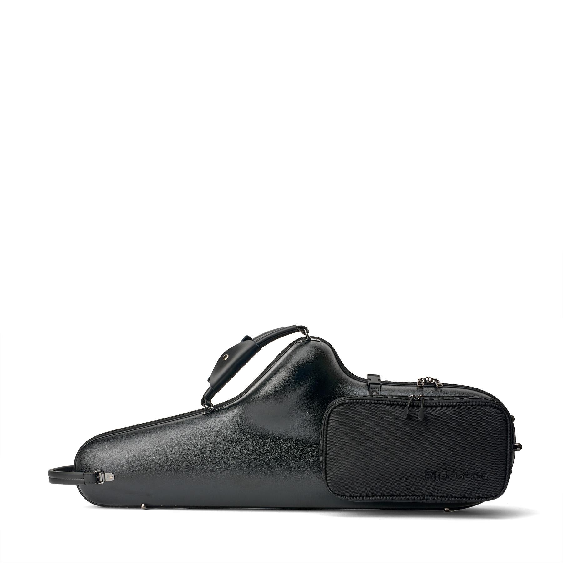 Protec Micro ZIP Tenor Saxophone Case With Storage Pocket - Black (BMS305)