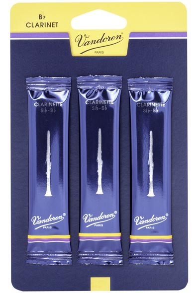 Vandoren Traditional Bb Clarinet Reeds - Triple Pack