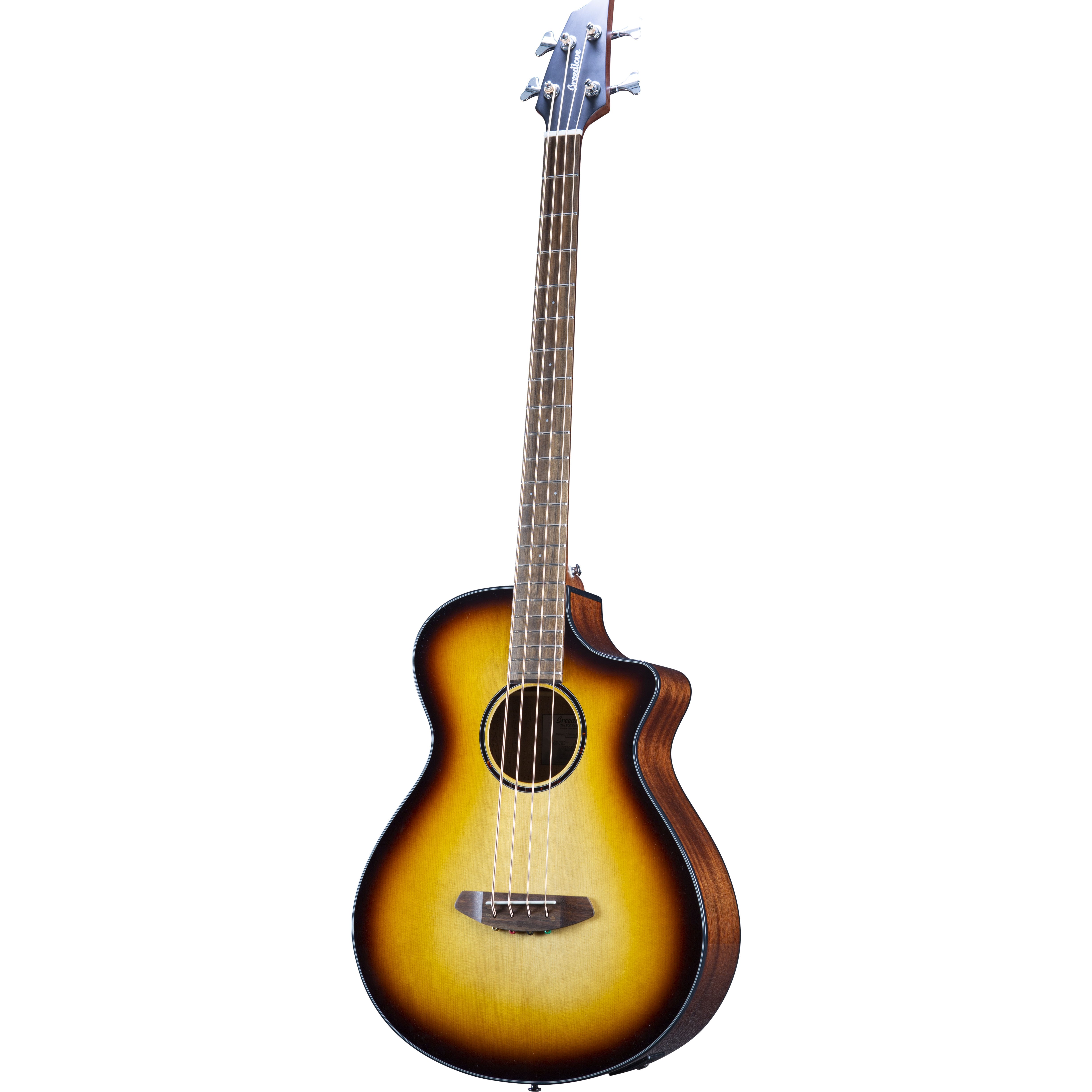 Breedlove ECO Discovery S Concert Edgeburst Bass CE - Sitka Spruce / African Mahogany