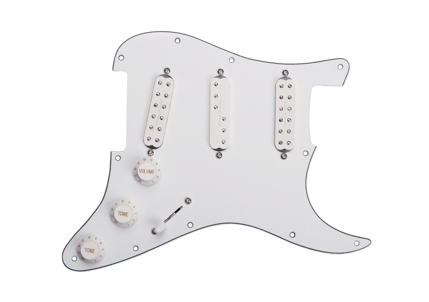 Seymour Duncan Everything Axe Loaded Pickguard - White