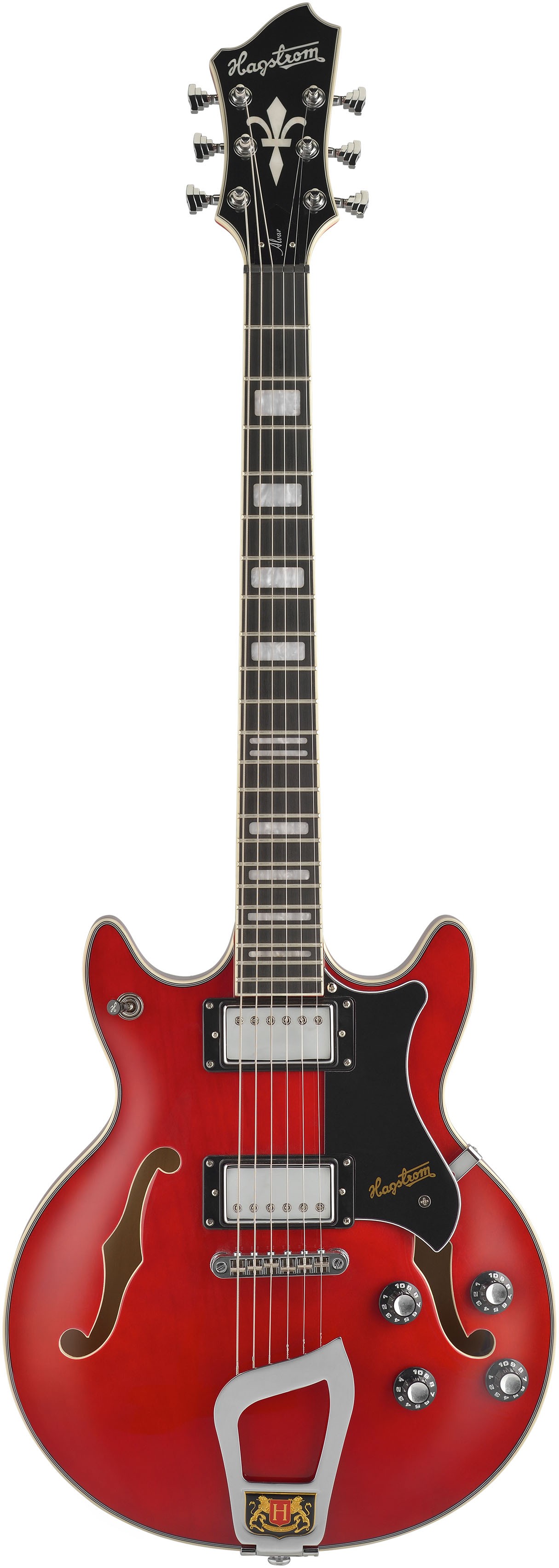 Hagstrom Alvar - Wild Cherry Transparent